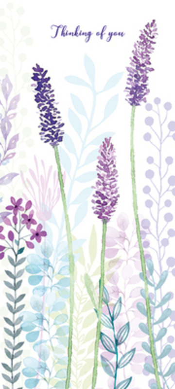 Lavender Thinking Of You Card by Paper Rose